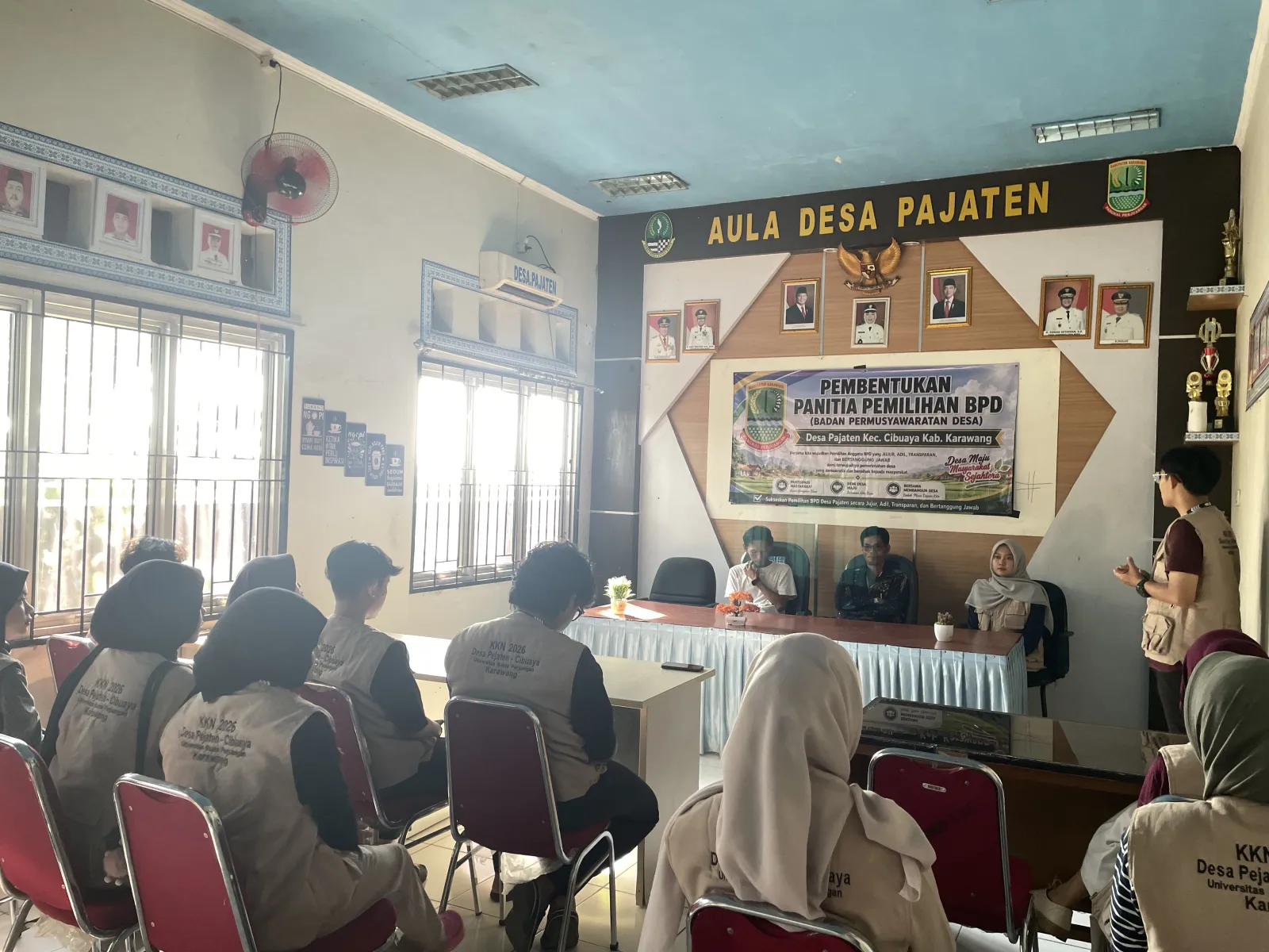 Dokumentasi: Koordinasi dengan pihak kecamatan mengenai Bank Sampah
